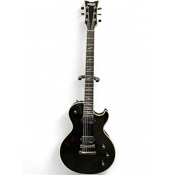 Used Schecter Guitar Research Solo II BLACKJACK BLACK Solid Body Electric Guitar