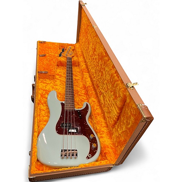 Used 2023 Fender AMERICAN VINTAGE II 1960 PRECISION BASS Daphne Blue Electric Bass Guitar