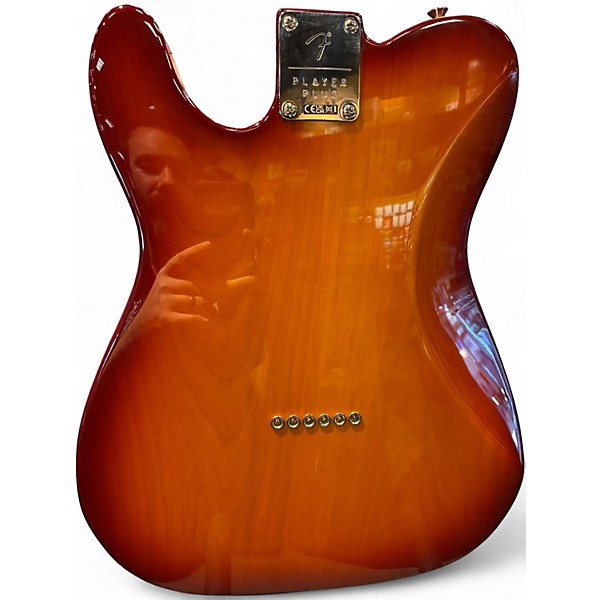 Used 2024 Fender Player Plus Nashville Telecaster Sienna Sunburst Solid Body Electric Guitar