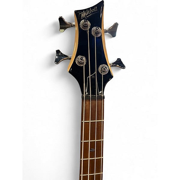 Used Mitchell MB100 Powder Blue Electric Bass Guitar