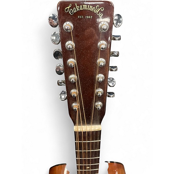 Used Takamine F385 Natural 12 String Acoustic Guitar