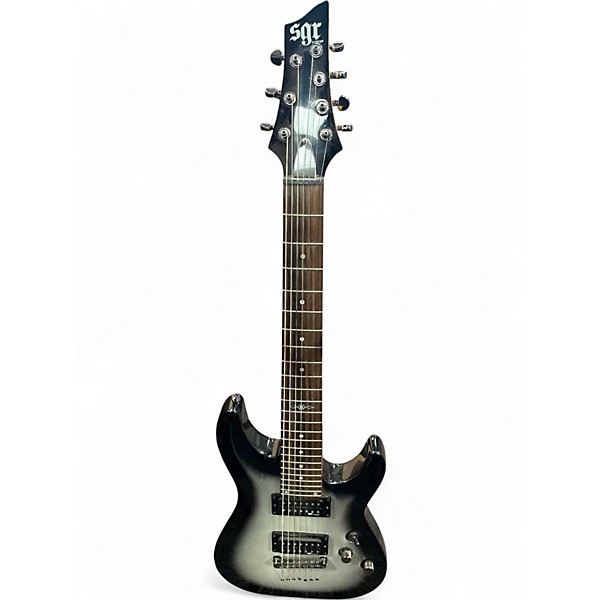 Used Schecter Guitar Research SGR C7 Gray Solid Body Electric Guitar
