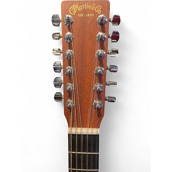 Used Martin D12X1AE Natural 12 String Acoustic Electric Guitar