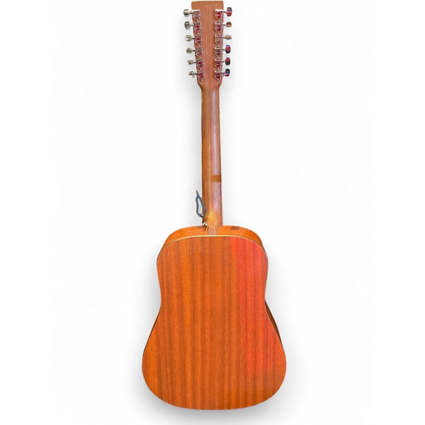 Used Martin D12X1AE Natural 12 String Acoustic Electric Guitar
