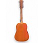 Used Martin D12X1AE Natural 12 String Acoustic Electric Guitar