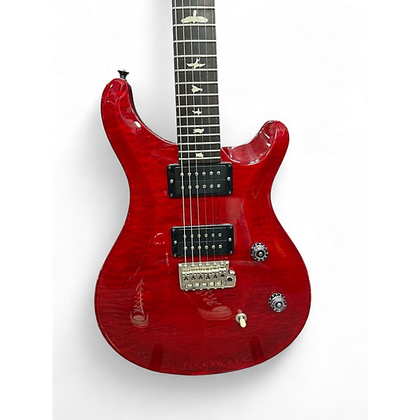 Used PRS CE24 SCARLET RED Solid Body Electric Guitar