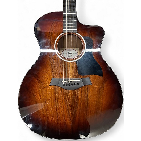 Used Taylor 224CEKDLX 2 Color Sunburst Acoustic Electric Guitar