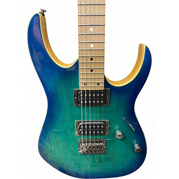 Used Ibanez rg421ahm blue moon burst Solid Body Electric Guitar