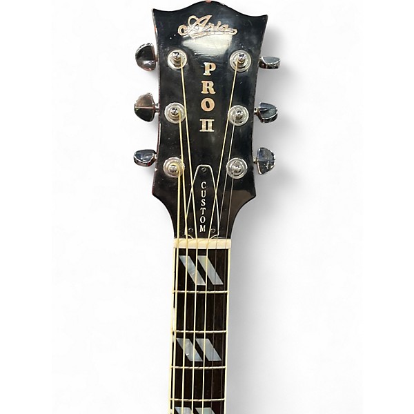 Used Aria PRO 2 CUSTOM NATURAL Acoustic Guitar
