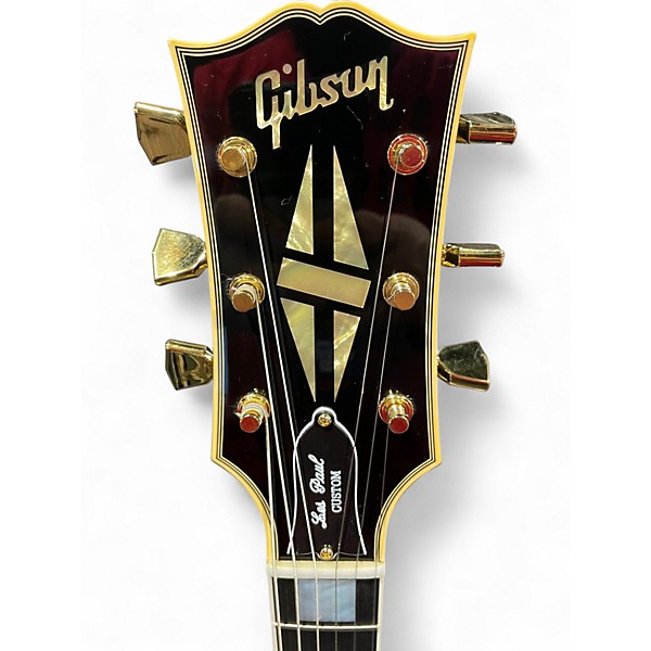 Used 2025 Gibson 1968 Les Paul Custom Reissue Black Solid Body Electric Guitar