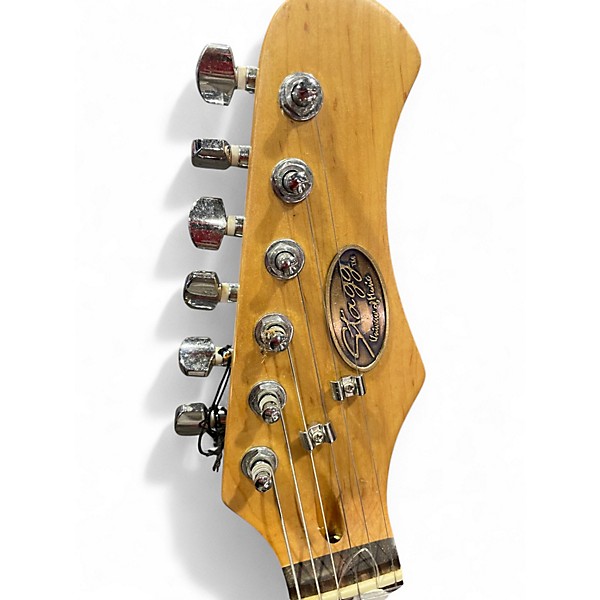 Used Stagg MISC STRAT Baltic Blue Solid Body Electric Guitar