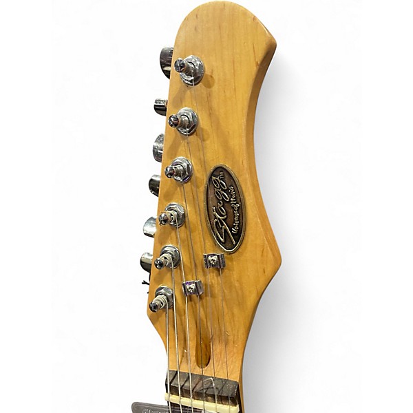 Used Stagg MISC STRAT Baltic Blue Solid Body Electric Guitar