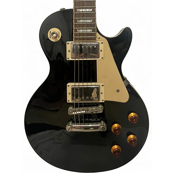 Used Epiphone Les Paul Standard Black Solid Body Electric Guitar