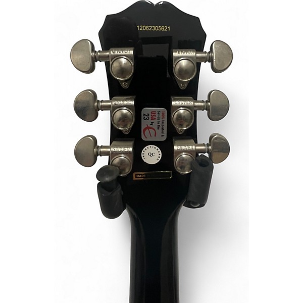 Used Epiphone Les Paul Standard Black Solid Body Electric Guitar