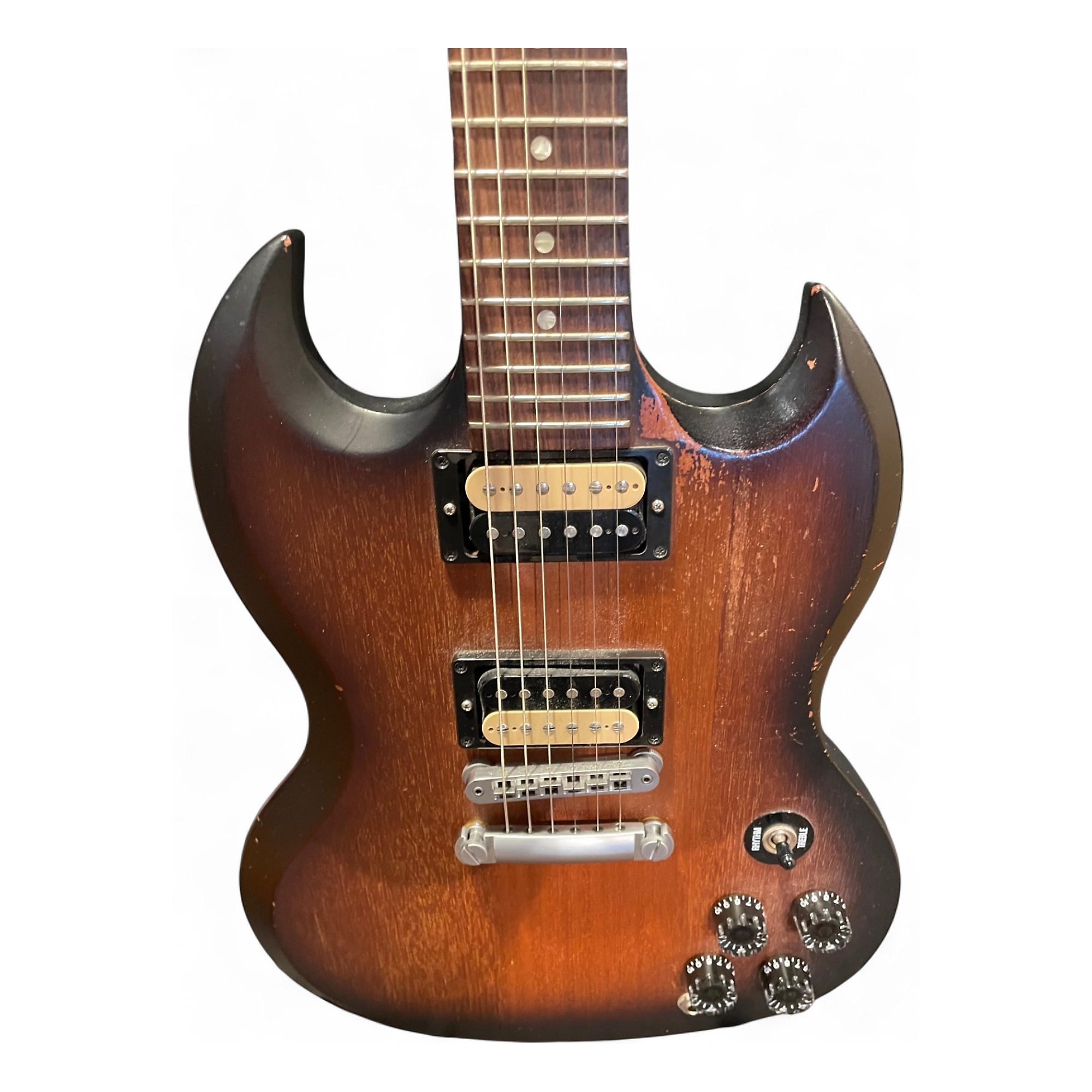 Used Gibson SGJ 120TH ANNIVERSARY Tobacco Burst Solid Body