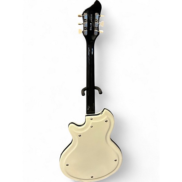 Used Supro Martinique White Solid Body Electric Guitar