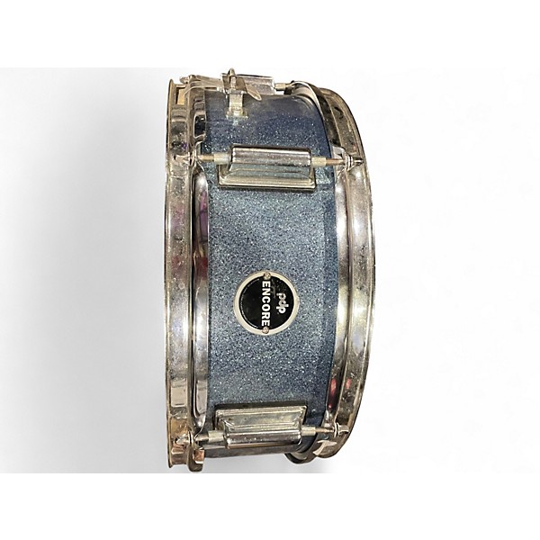 Used PDP by DW 14in Encore Snare BLUE SPARKLE Drum