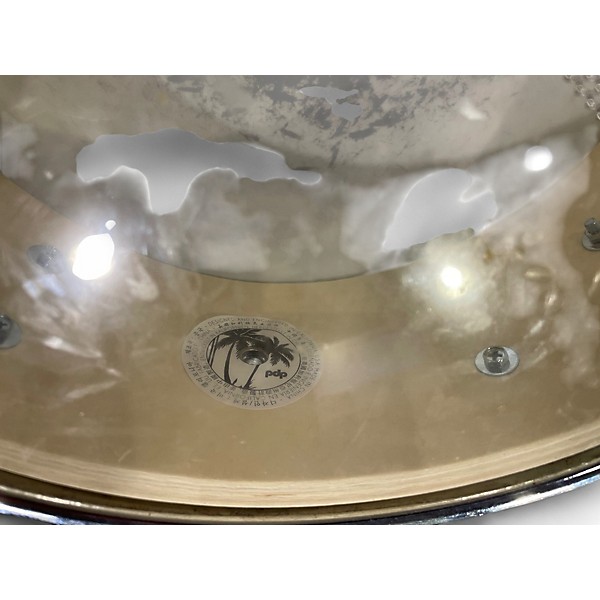 Used PDP by DW 14in Encore Snare BLUE SPARKLE Drum