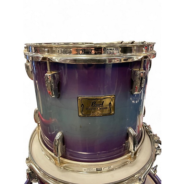 Used Pearl 6 Piece MASTER CUSTOM MAPLE SHELL WILDBERRY POPTART Drum Kit