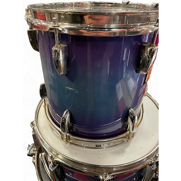 Used Pearl 6 Piece MASTER CUSTOM MAPLE SHELL WILDBERRY POPTART Drum Kit