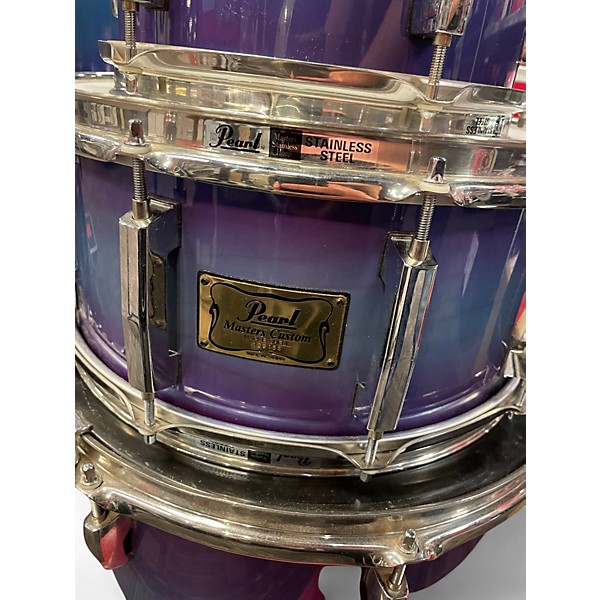 Used Pearl 6 Piece MASTER CUSTOM MAPLE SHELL WILDBERRY POPTART Drum Kit