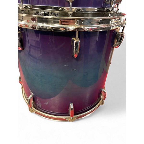 Used Pearl 6 Piece MASTER CUSTOM MAPLE SHELL WILDBERRY POPTART Drum Kit