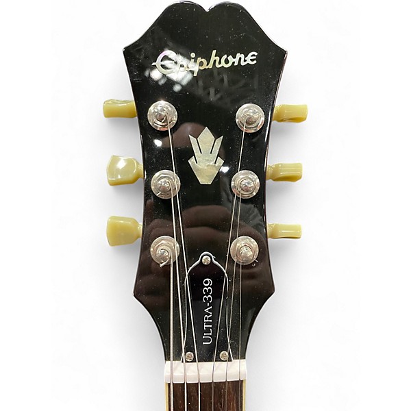 Used Epiphone Ultra-339 Candy Apple Red Hollow Body Electric Guitar