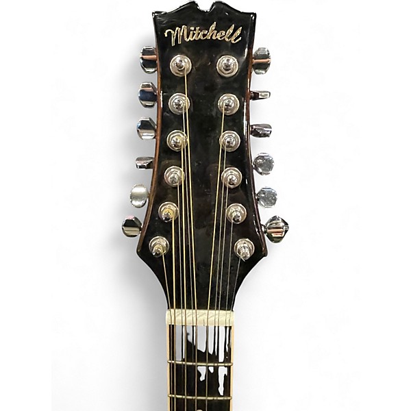 Used 2024 Mitchell D120S12E Natural 12 String Acoustic Guitar