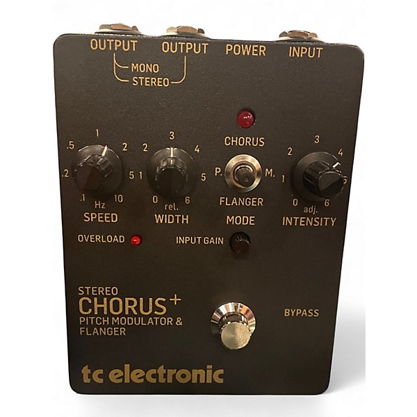 Used TC Electronic SCF Chorus Flanger Effect Pedal