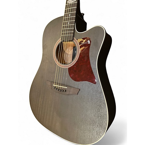 Used 2022 Strinberg sd100ctos Black Acoustic Electric Guitar