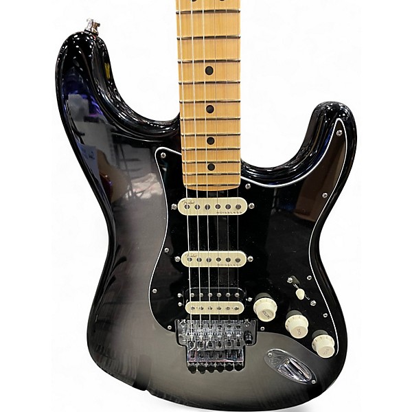 Used Fender American Ultra Luxe Stratocaster SILVER BURST Solid Body Electric Guitar