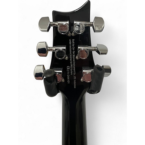 Used PRS SE Custom 24 black gold burst Solid Body Electric Guitar