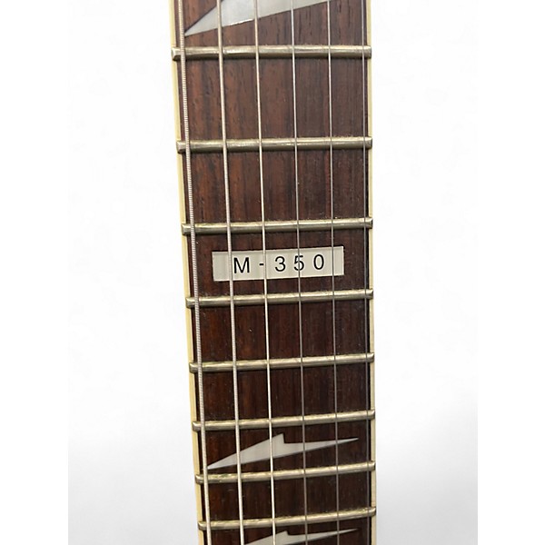 Used ESP LTD M350FR Trans Black Solid Body Electric Guitar