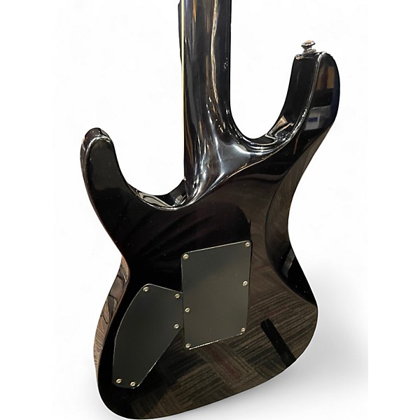 Used ESP LTD M350FR Trans Black Solid Body Electric Guitar