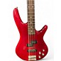 Used Ibanez GSR200 Transparent Red Electric Bass Guitar