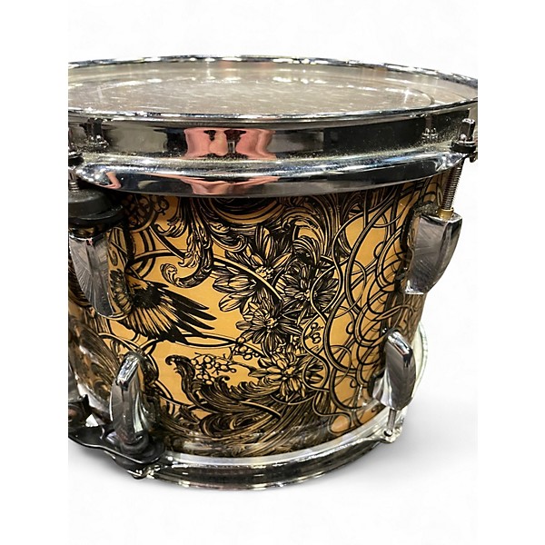 Used Pearl 12X7.5 MASTERS MAPLE COMPLETE NATURAL WITH GRAPHIC Drum