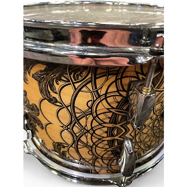 Used Pearl 12X7.5 MASTERS MAPLE COMPLETE NATURAL WITH GRAPHIC Drum