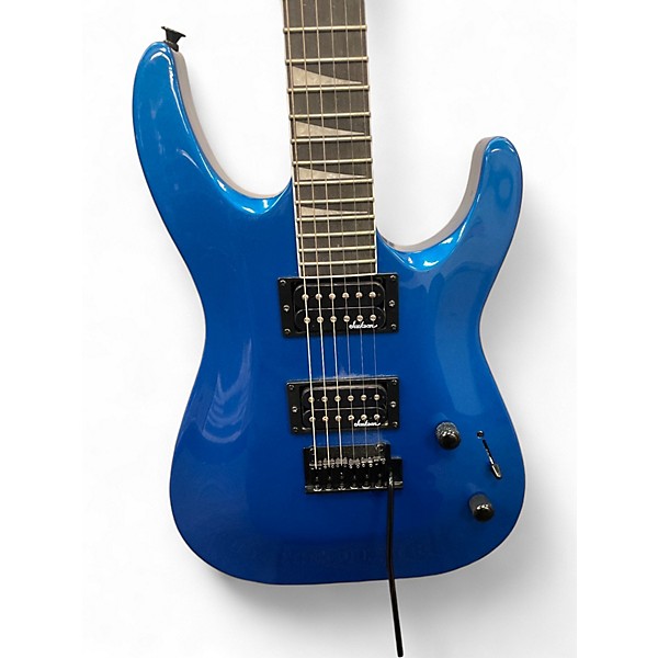 Used Jackson JS22 Dinky Blue Solid Body Electric Guitar