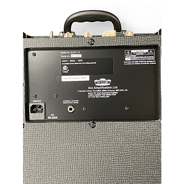 Used 2023 VOX AC4C1 Custom 4W 1x10 Tube Guitar Combo Amp