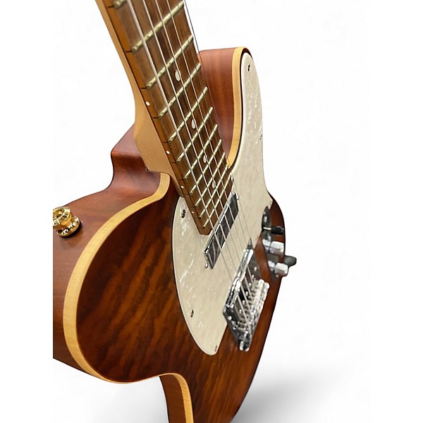 Used Michael Kelly 1957 Trans Amber Solid Body Electric Guitar