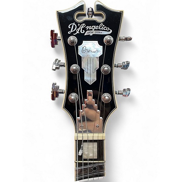 Used D'Angelico Premier Series DC Aqua Marine Hollow Body Electric Guitar