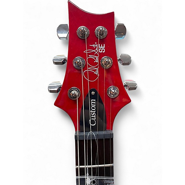 Used PRS SE Custom 24 Amber Solid Body Electric Guitar