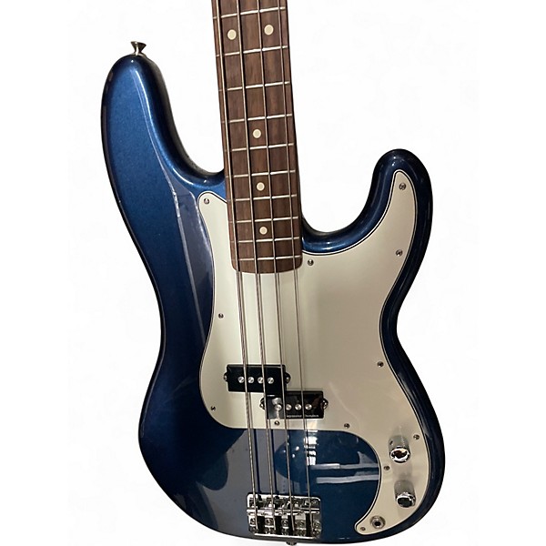 Used 2025 Fender Player Precision Bass Midnight Blue Electric Bass Guitar