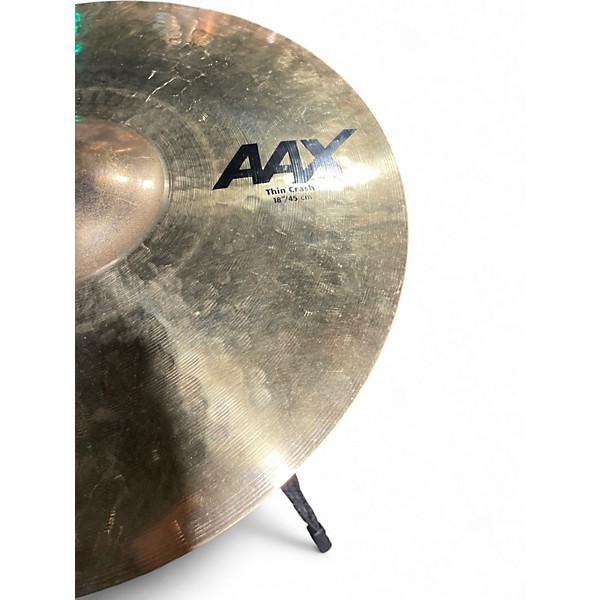 Used SABIAN 18in AAX Thin Crash Cymbal