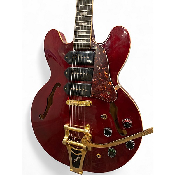 Used Epiphone RIVIERA P93 WR Cherry Solid Body Electric Guitar