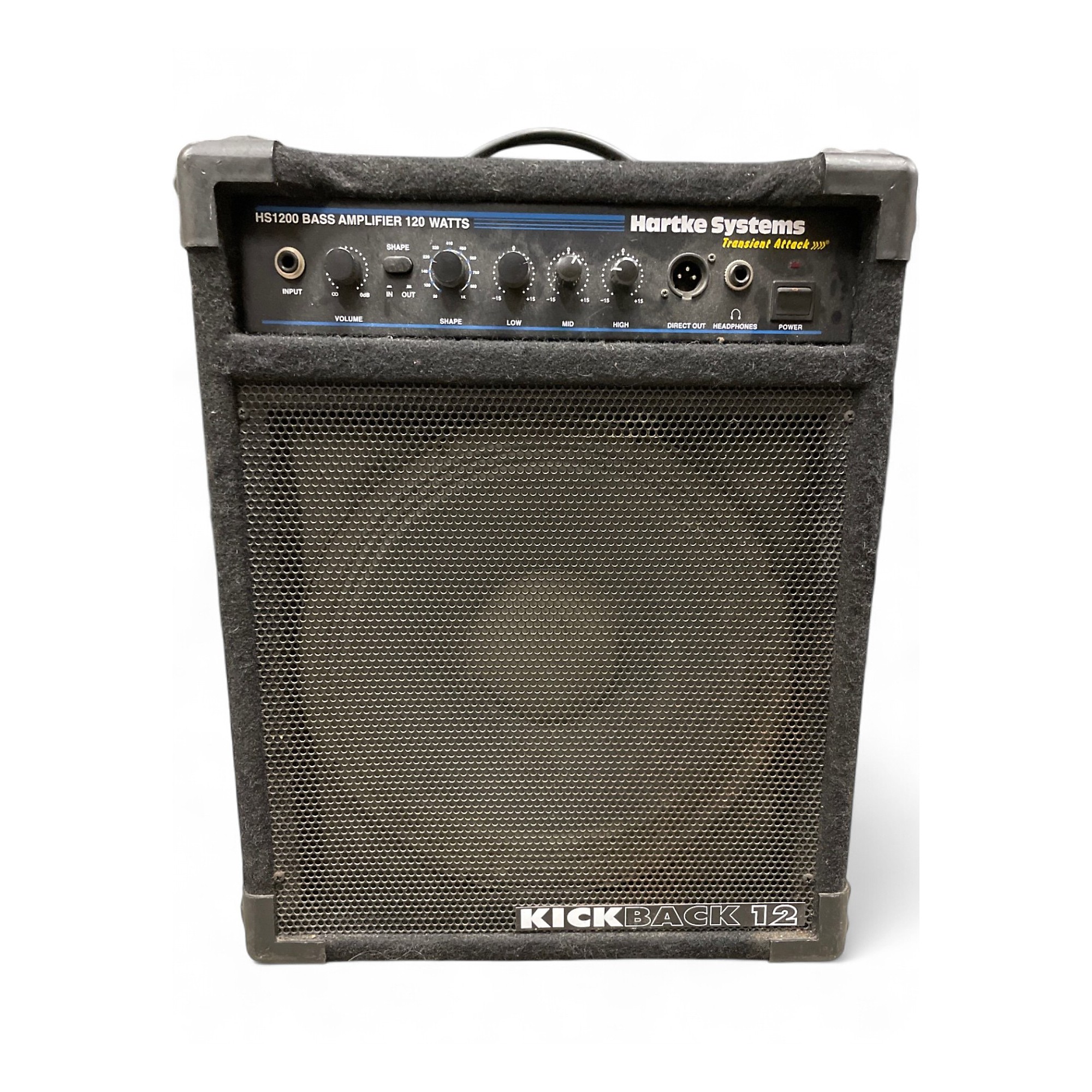 【完動美品】Hartke HS1200 ベースアンプ 120W KICKBACK Used Hartke HS1200 Bass Combo Amp | Guitar Center
