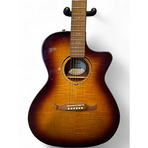 Used 2020s Fender FA-345CE  Tea Burst Acoustic Electric Guitar