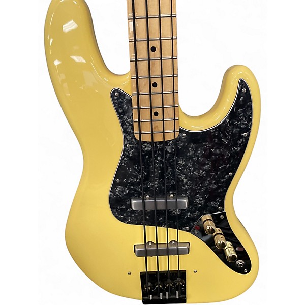Used Fender Player Jazz Bass Cream Electric Bass Guitar