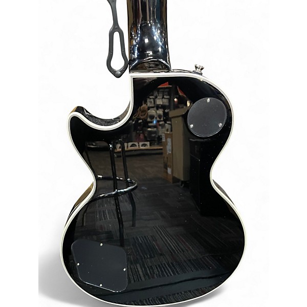 Used Epiphone Les Paul Custom Silverburst Solid Body Electric Guitar