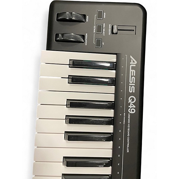 Used Alesis Q49 49 Key MIDI Controller